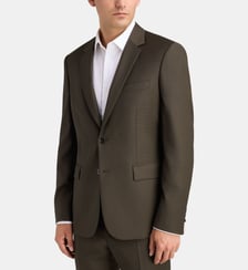 Veste de costume ajustée Bruni micro points laine Comptoir GL