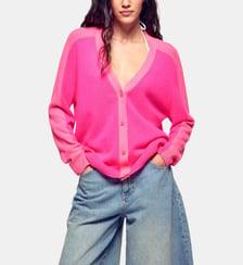 Cardigan droit en cachemire From Future