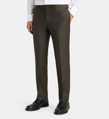Pantalon de costume ajusté Bruni micro points laine  Comptoir GL