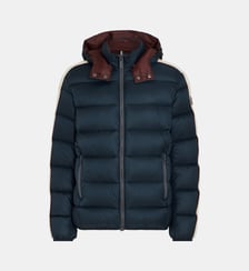Doudoune bicolore zippée à capuche Colmar