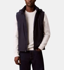 Blouson droit sans manches à capuche Calvin Klein