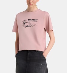 T-shirt droit W S/S Bumper sticker coton Carhartt WIP