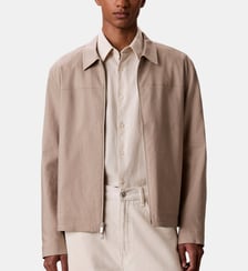 Blouson droit signature Calvin Klein