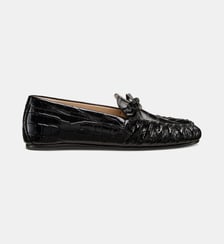 Mocassin Britt Bow croco Stuart Weitzman