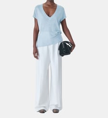 T-shirt droit col V Rodeo Iro