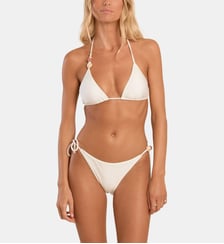 Haut de maillot de bain triangle avec perles Molly Bracken