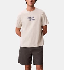 T-shirt droit signature Calvin Klein