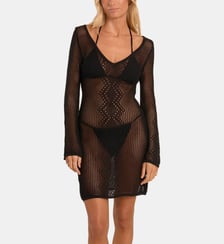 Robe de plage courte en crochet Molly Bracken