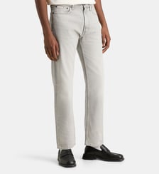 Jean droit coton délavé Calvin Klein