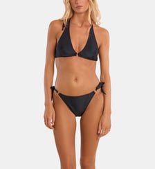Haut de maillot de bain irisé fermeture à noeud Molly Bracken
