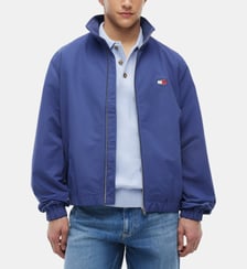 Blouson court droit zippé col montant Tommy Hilfiger