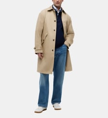 Trench droit signature Tommy Hilfiger