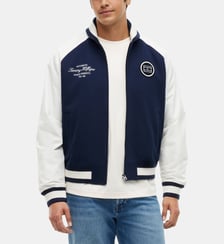 Blouson bomber droit bicolore Tommy Hilfiger