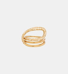 Bague en or jaune 18 carats et diamants Charlotte Chesnais