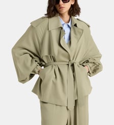 Trench court fluide Elva The Frankie Shop