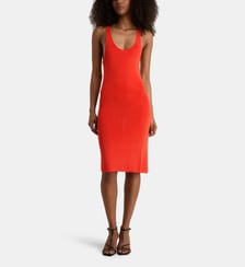 Robe débardeur slim genoux Miami stretch The Frankie Shop