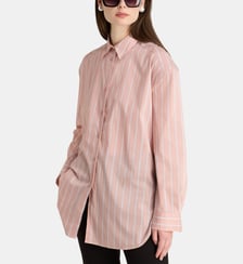 Chemise droite Oana coton à rayures The Frankie Shop
