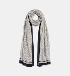 Foulard signature monogramme Tommy Hilfiger