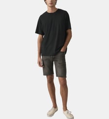 Short 501droit coton denim stretch délavé Levi's
