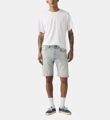 Short 501 droit coton denim stretch délavé Levi's