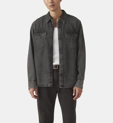 Chemise Western ample coton denim délavé Levi's