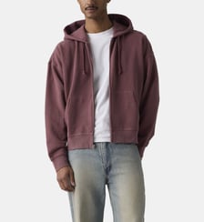 Sweat coton zippé capuche Levi's