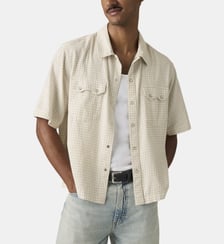 Chemisette Western ample à carreaux Levi's
