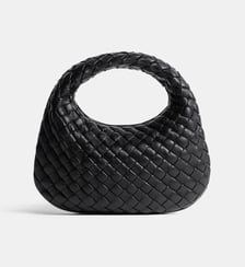 Sac à main Veneta en cuir motif à carreaux Bottega Veneta