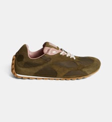 Baskets basses Orbit Flash en cuir suède Bottega Veneta