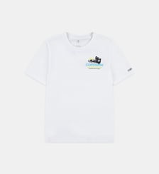 T-shirt coton mélangé basket et signature Converse