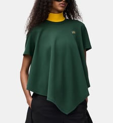 T-shirt cape fluide en coton mélangé signature Loewe