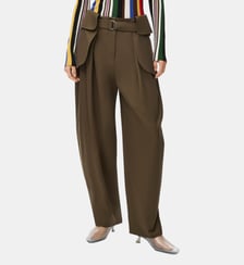 Pantalon cargo droit en coton mélangé Loewe