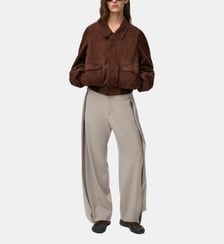 Veste bomber droit col chemise Loewe