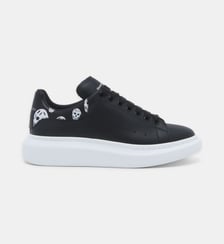 Basket basses Oversized en cuir imprimé McQueen