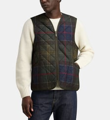 Gilet sans manches matelassé Icon tartan Barbour