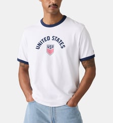 T-shirt Ringer X World Cup droit imprimé Levi's