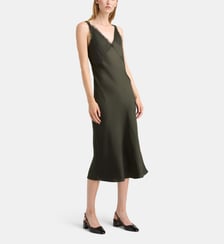 Robe longue Bridget F satinée Galeries Lafayette