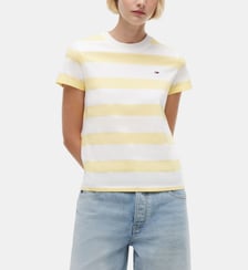 T-shirt droit à rayures Tommy Hilfiger