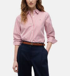 Chemise droite à rayures Tommy Hilfiger