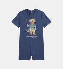 Combishort Polo Bear jersey de coton imprimé Polo Ralph Lauren