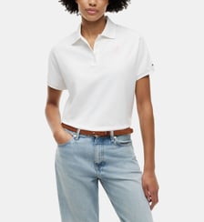Polo droit signature Tommy Hilfiger