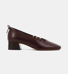Escarpins Moune en cuir Socque