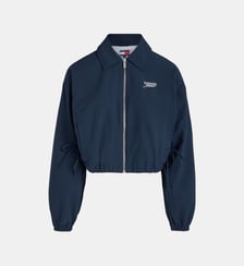 Blouson zippé bouffant coton texturé Tommy Hilfiger