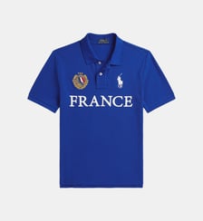 Polo droit Coupe du Monde France signature Polo Ralph Lauren