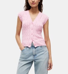 Gilet droit sans manches col V Tommy Hilfiger
