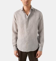 Chemise droite en lin Eton