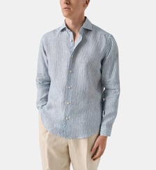 Chemise droite en lin Eton