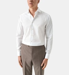 Chemise droite en coton Eton