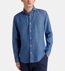 Chemise droite en lin Eton