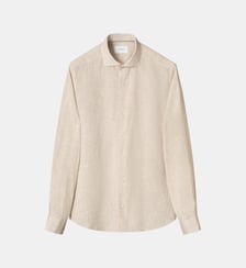 Chemise droite en lin Eton